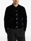 Manière De Voir Nassim Velvet Jacket In Black