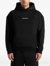 Manière De Voir Ollie Kangaroo-pocket Hoodie In Black