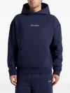 Manière De Voir Ollie Kangaroo-pocket Hoodie In Blue