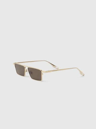 Manière De Voir Palais Aviator Sunglasses In Gold