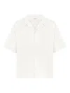 Manière De Voir Pascal Pleated Short-sleeve Shirt In White