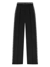 Manière De Voir Patricia Embellished Trousers In Black