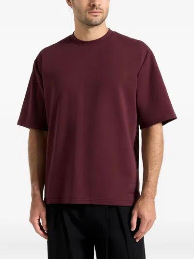 Manière De Voir Paul Crew-neck T-shirt In Brown