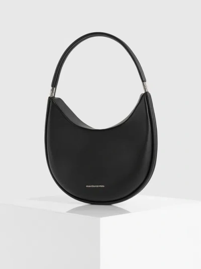 Manière De Voir Penny 3-in-1 Leather Medium Bag In Black