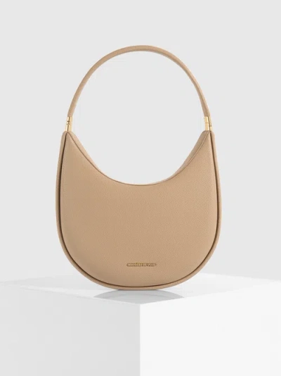 Manière De Voir Penny 3-in-1 Leather Medium Bag In Nude