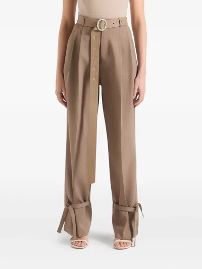 Manière De Voir Pleated Trousers In Neutral