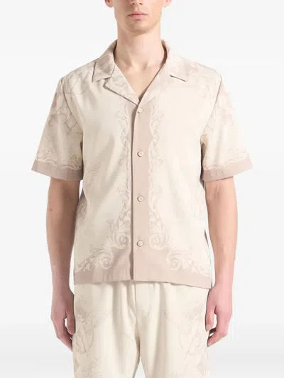 Manière De Voir Resort Baroque Signature Shirt In Neutral