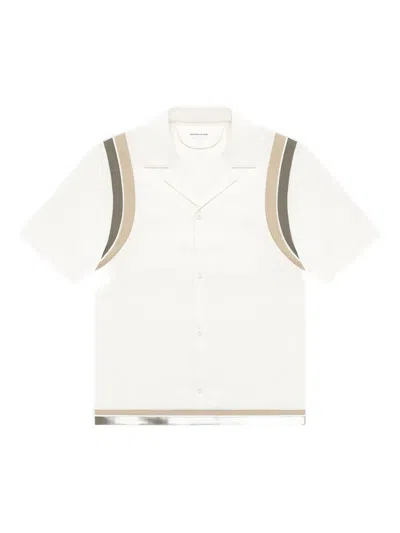 Manière De Voir Revere-collar Shirt In White