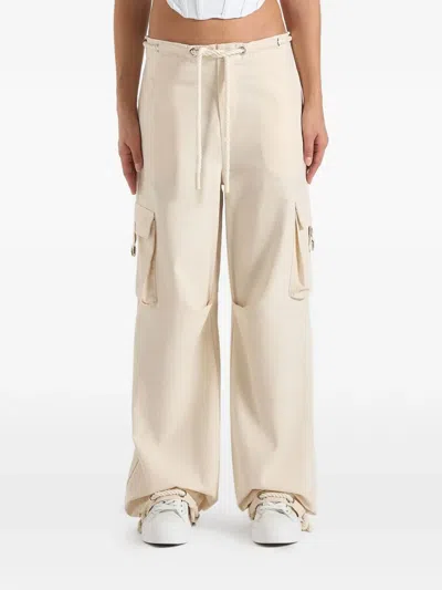 Manière De Voir Rosa Rope Cargo Pants In Neutral