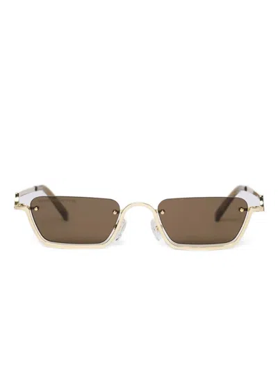 Manière De Voir Sacha Sunglasses In Gold