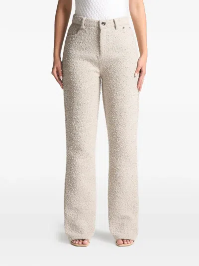 Manière De Voir Sara Bouclé Jeans In Neutral