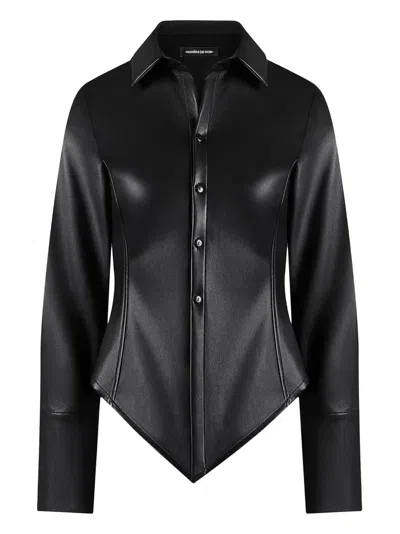Manière De Voir Sonia Darted-seams Angular Shirt In Multi