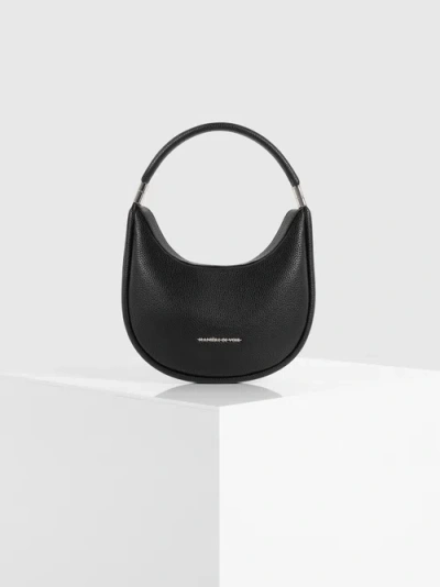 Manière De Voir Suki 3-in-1 Leather Mini Bag In Black