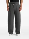Manière De Voir Taylor Drawstring Track Pants In Gray