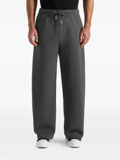 Manière De Voir Taylor Drawstring Track Pants In Gray