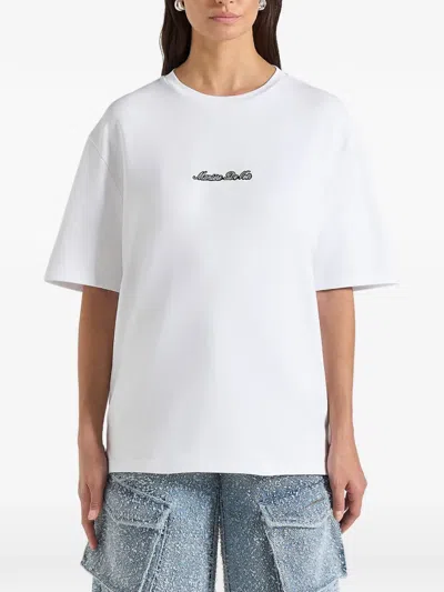 Manière De Voir Ts001 Signature T-shirt In White