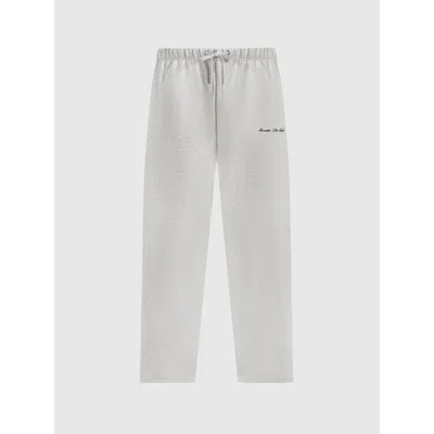 Manière De Voir Unisex Signature Wide Leg Sweatpants In Neutral