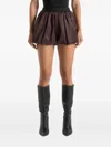 Manière De Voir Zoe Balloon Shorts In Brown