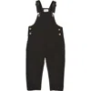 Maniere Babies' Manière Denim Overalls In Black