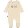 Maniere Manière Fruity Friends Footie In Neutral
