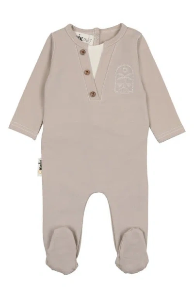 Maniere Babies' Manière Island Henley Footie In Nude