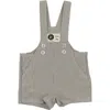 Maniere Babies' Manière Kids' Check Shortalls In Black/white