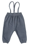 Maniere Babies' Manière Kids' Essentials Corduroy Overalls In Blue