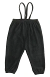 Maniere Manière Kids' Essentials Corduroy Overalls In Black