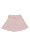 Maniere Babies' Manière Kids' Microgrid A-line Skirt In Pink