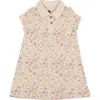 Maniere Manière Kids' Pretty Garden Cotton Blend Shirtdress In Neutral