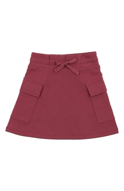 Maniere Babies' Manière Kids' Rugby Skirt In Burgundy