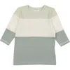 Maniere Manière Kids' Rugby Stripe Cotton Blend T-shirt In Blue