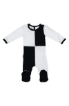 Maniere Manière Patchwork Footie In White