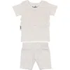 Maniere Manière Ruffle Top & Shorts Set In Pink