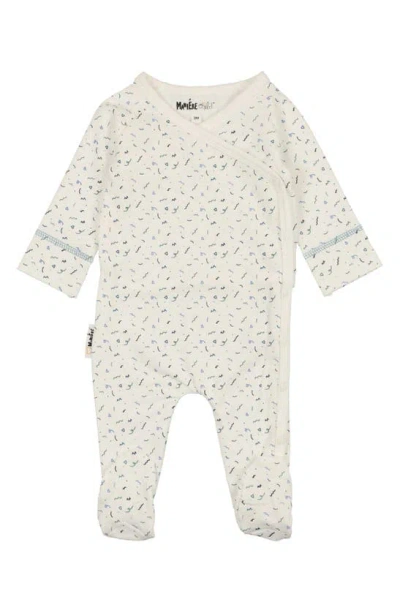 Maniere Babies' Silly Squiggle Footie In White