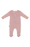 Maniere Manière Simple Pointelle Footie In Pink