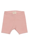 Maniere Kids' Manière Solid Bike Shorts In Pink