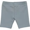 Maniere Kids' Manière Stripe Short Leggings In Gray