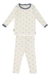 Maniere Manière Sun Print Cotton Knit Top & Leggings In White