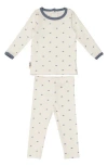 Maniere Manière Sun Print Cotton Knit Top & Leggings In White