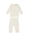 Maniere Unisex Aran Knit Sweater & Leggings Set - Baby, Little Kid In Ivory