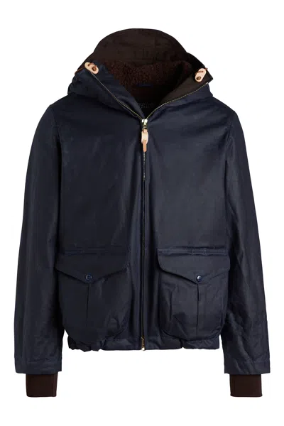 Manifattura Ceccarelli Blazer Coat In Dark Blue