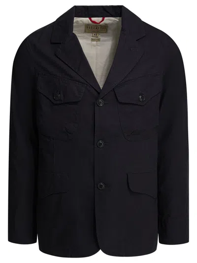 Manifattura Ceccarelli "bush" Lightweight Jacket In Blue