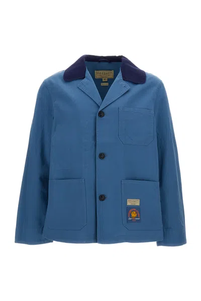 Manifattura Ceccarelli Light Blue Cotton Twill Jacket