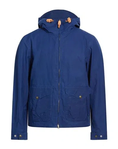 Manifattura Ceccarelli Man Jacket Blue Size 42 Cotton