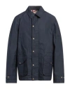 Manifattura Ceccarelli New All Season Coat Dark Navy In Navy Blue