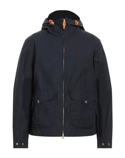 Manifattura Ceccarelli Man Jacket Navy Blue Size 42 Cotton In Navy Blue
