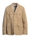Manifattura Ceccarelli Man Jacket Sand Size 44 Cotton In Beige