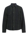 Manifattura Ceccarelli Man Shirt Navy Size 50 Cotton In Blue