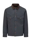 Manifattura Ceccarelli Denim Jacket With Collar In Blue